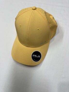 Ralph Lauren RLX Mens Golf Hat Ball Marker Holder Yellow One Size With Stain